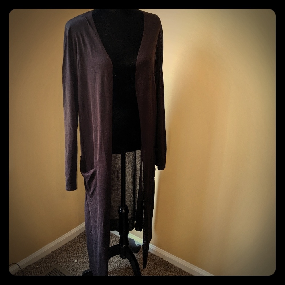 Forever 21 brown duster sweater new with tags!